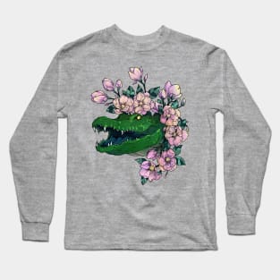 Smiling Gator Long Sleeve T-Shirt